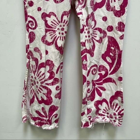 Vintage Rusty Floral Cropped Pants - Picture 5 of 10